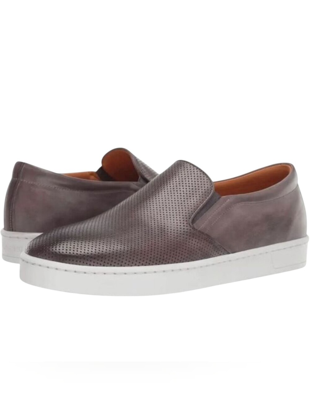 MAGNANNI Turo Lo 'Grey' Slip On Sneakers Size 12